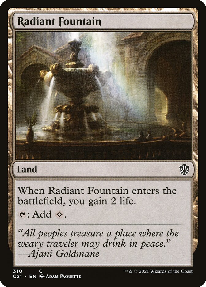 Radiant Fountain 310/81 (Commander 2021)  | Good Games Modbury