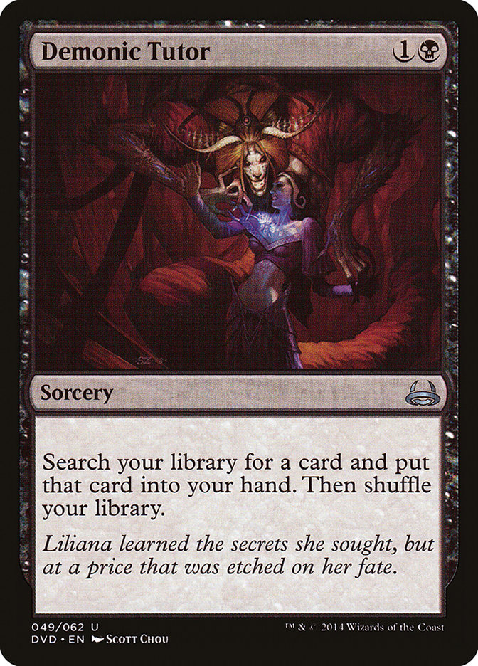 Demonic Tutor 49/62 (Duel Decks: Anthology)  | Good Games Modbury