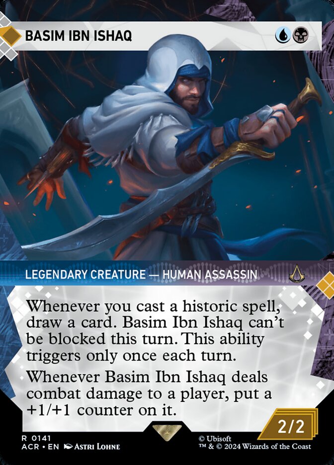 Basim Ibn Ishaq 141/110 (Universes Beyond: Assassin's Creed)  - Showcase Foil | Good Games Modbury
