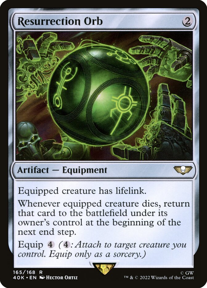 Resurrection Orb 165 (Universes Beyond: Warhammer 40,000)  | Good Games Modbury