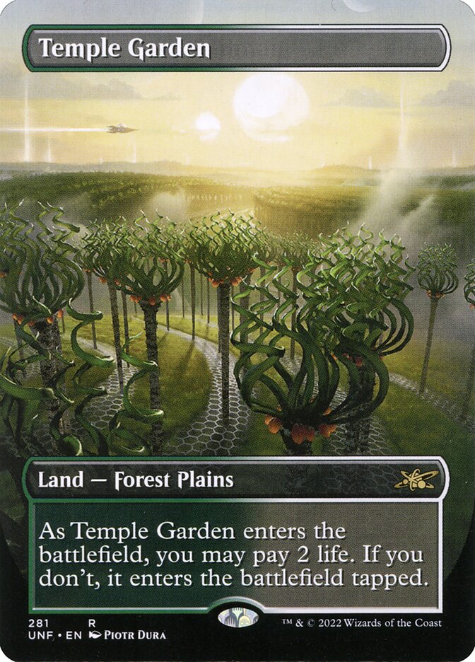 Temple Garden 281/244 (Unfinity)  - Foil | Good Games Modbury