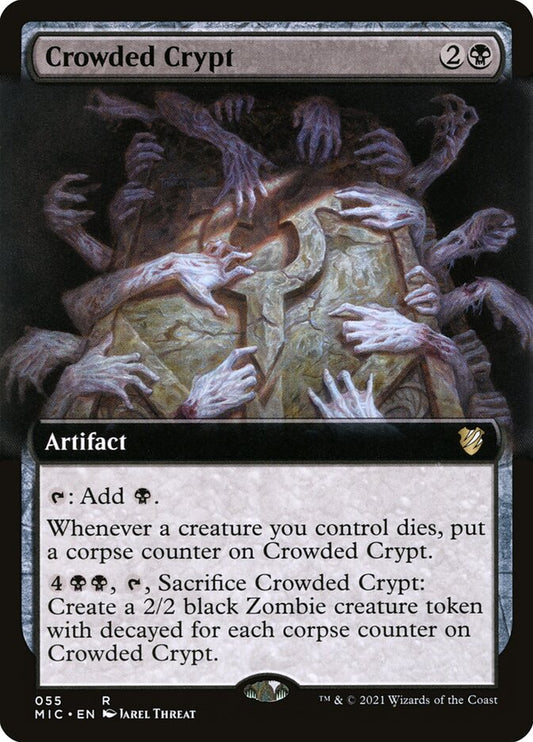 Crowded Crypt 55/38 (Commander: Innistrad: Midnight Hunt) 