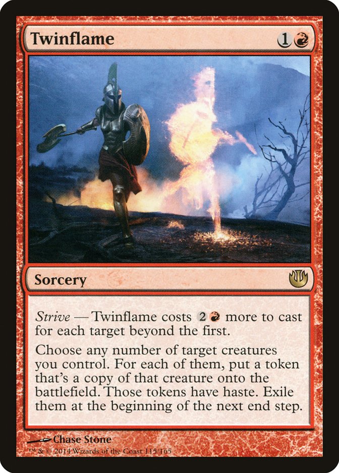 Twinflame 115/165 (Journey Into Nyx)  - Foil | Good Games Modbury