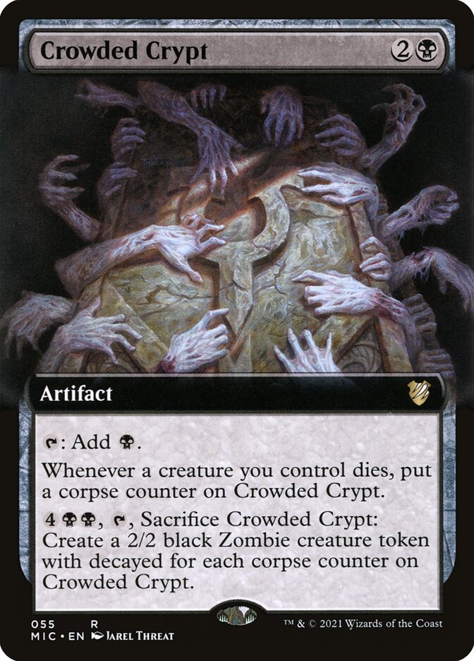 Crowded Crypt 55/38 (Commander: Innistrad: Midnight Hunt)  | Good Games Modbury