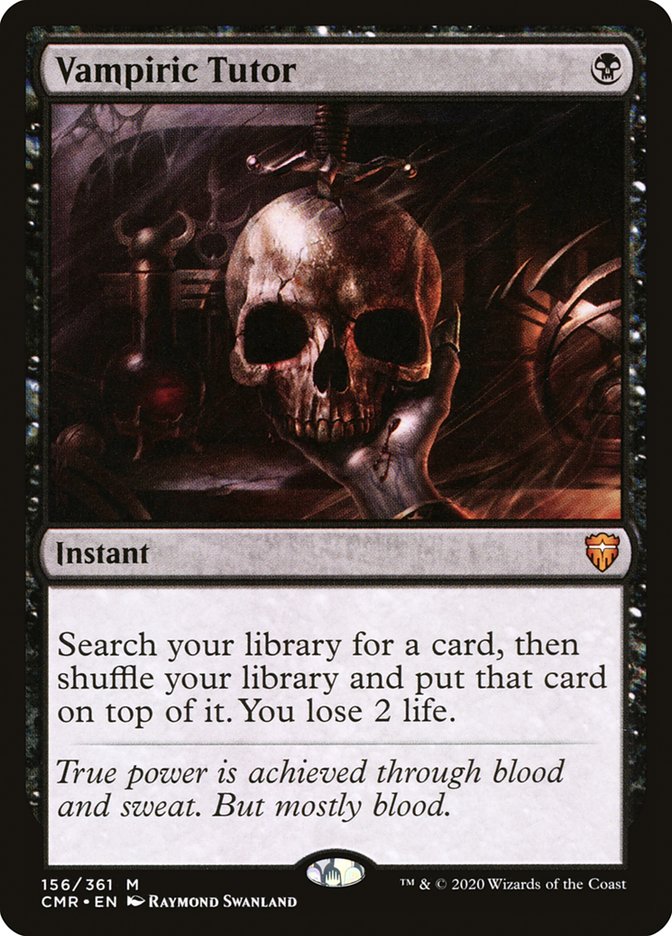 Vampiric Tutor 156 (Commander Legends)  | Good Games Modbury