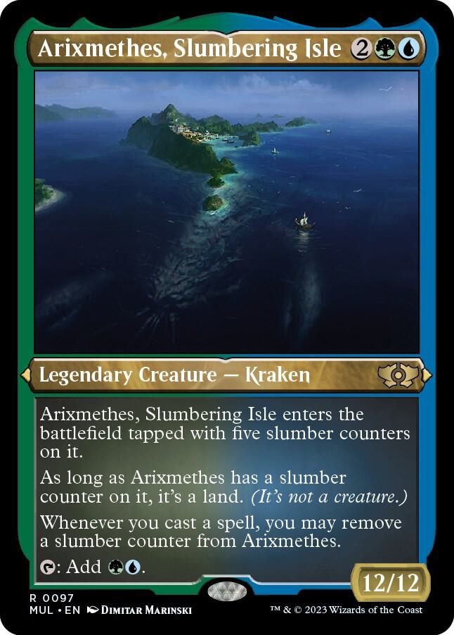 Arixmethes, Slumbering Isle 97/65 (March of the Machine: Multiverse Legends)  - Etched Foil | Good Games Modbury