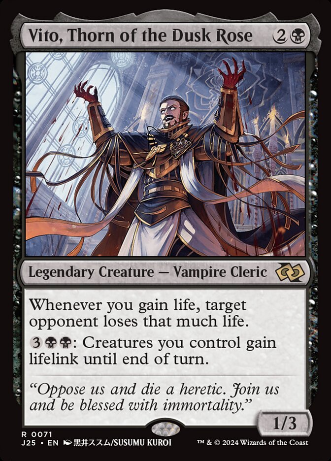 Vito, Thorn of the Dusk Rose 71 (Foundations Jumpstart)  | Good Games Modbury
