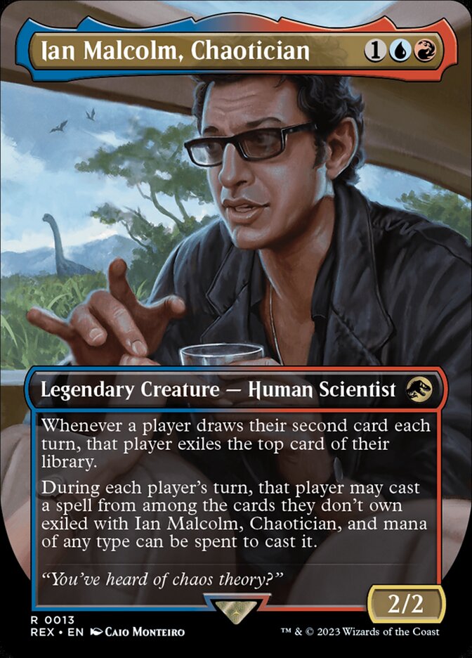 Ian Malcolm, Chaotician 13/26 (Universes Beyond: Jurassic World Collection)  - Borderless | Good Games Modbury