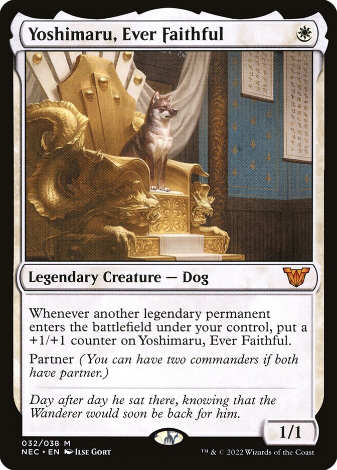 Yoshimaru, Ever Faithful 32/38 (Commander: Kamigawa: Neon Dynasty)  | Good Games Modbury