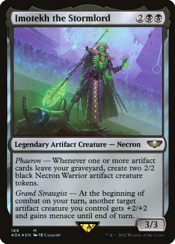 Imotekh the Stormlord 169/617 (Universes Beyond: Warhammer 40,000)  - Foil | Good Games Modbury