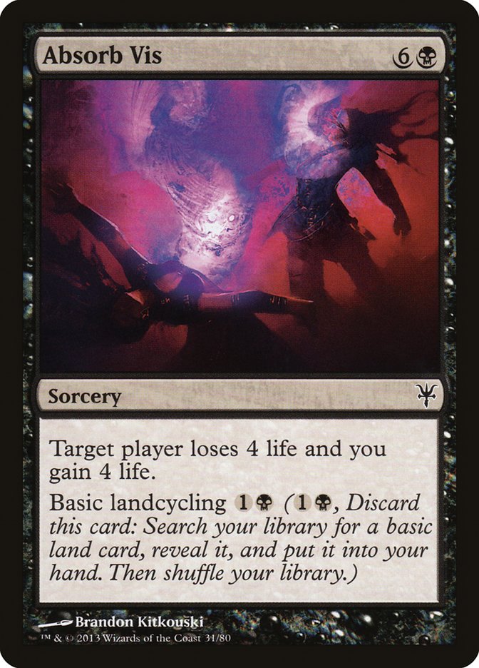 Absorb Vis 31 (Duel Decks: Sorin vs. Tibalt)  | Good Games Modbury