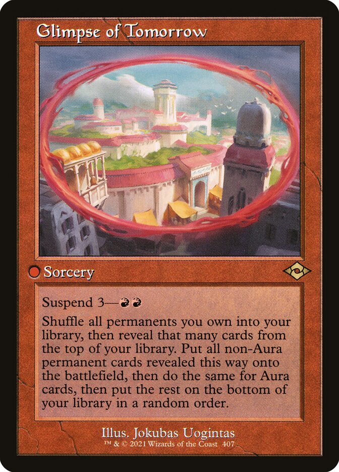 Glimpse of Tomorrow Retro Frame 407 (Modern Horizons 2)  - Foil | Good Games Modbury