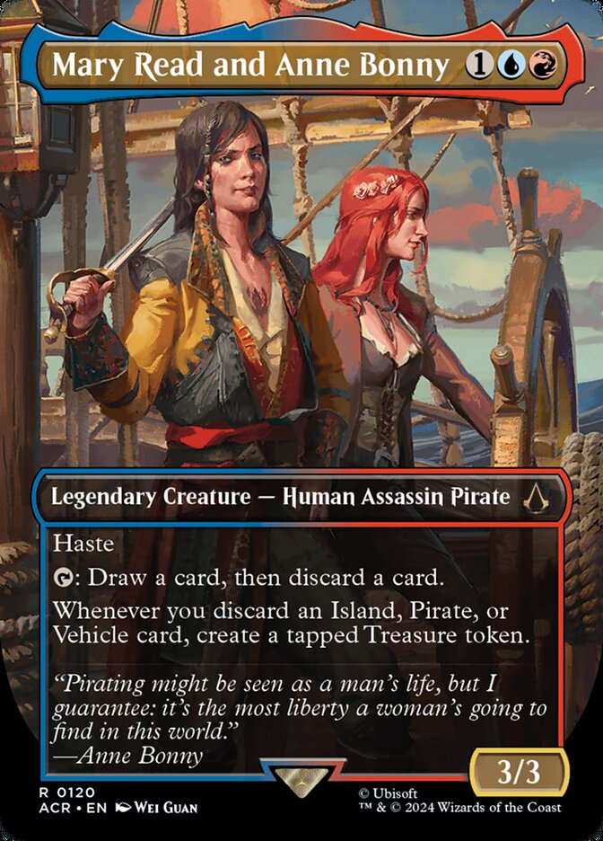Mary Read and Anne Bonny 120 (Universes Beyond: Assassin's Creed)  - Borderless | Good Games Modbury