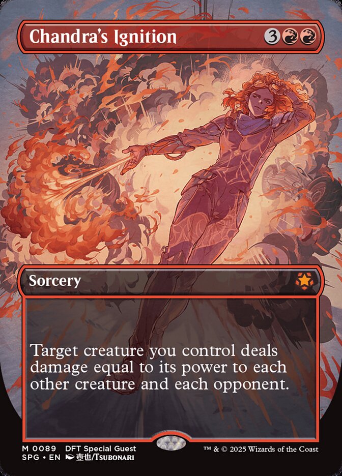 Chandra's Ignition 89 (Special Guests)  - Borderless Foil | Good Games Modbury