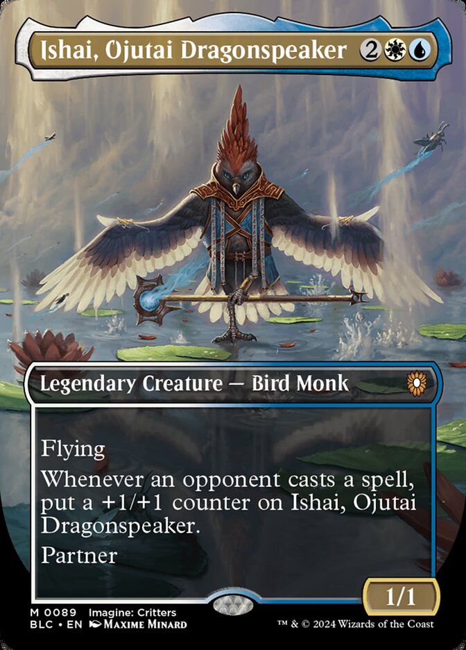 Ishai, Ojutai Dragonspeaker 89/40 (Commander: Bloomburrow)  - Borderless | Good Games Modbury
