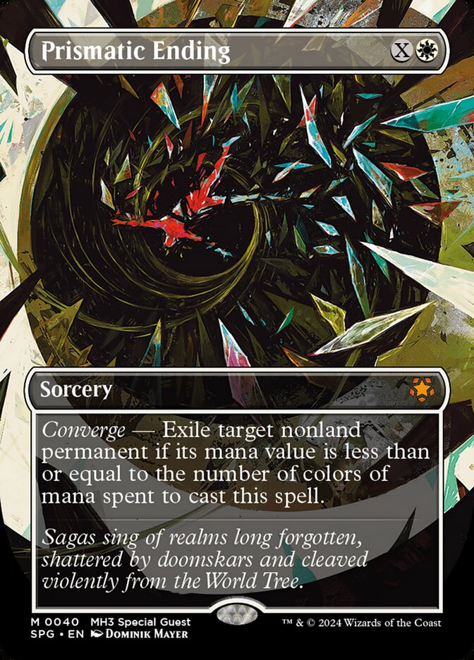 Prismatic Ending 40/0 (Special Guests)  - Borderless Foil | Good Games Modbury