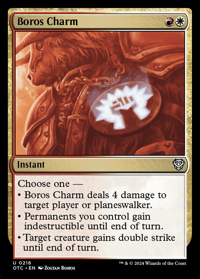 Boros Charm 216/342 (Commander: Outlaws of Thunder Junction)  | Good Games Modbury