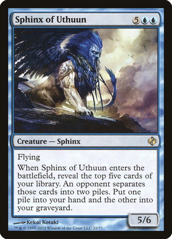 Sphinx of Uthuun 22/77 (Duel Decks: Venser vs. Koth)  | Good Games Modbury