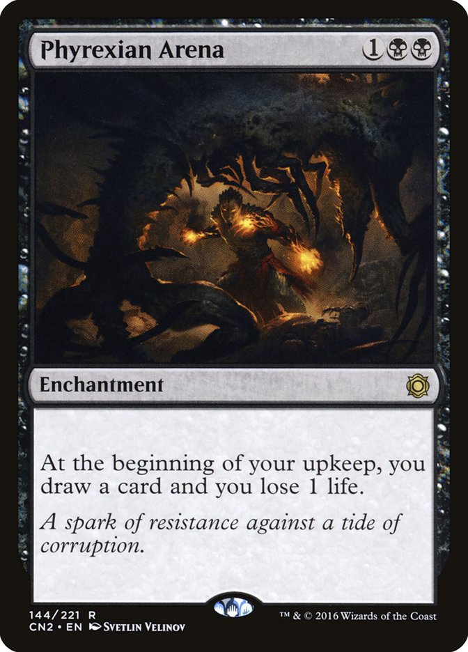 Phyrexian Arena 144/221 (Conspiracy: Take the Crown)  - Foil | Good Games Modbury