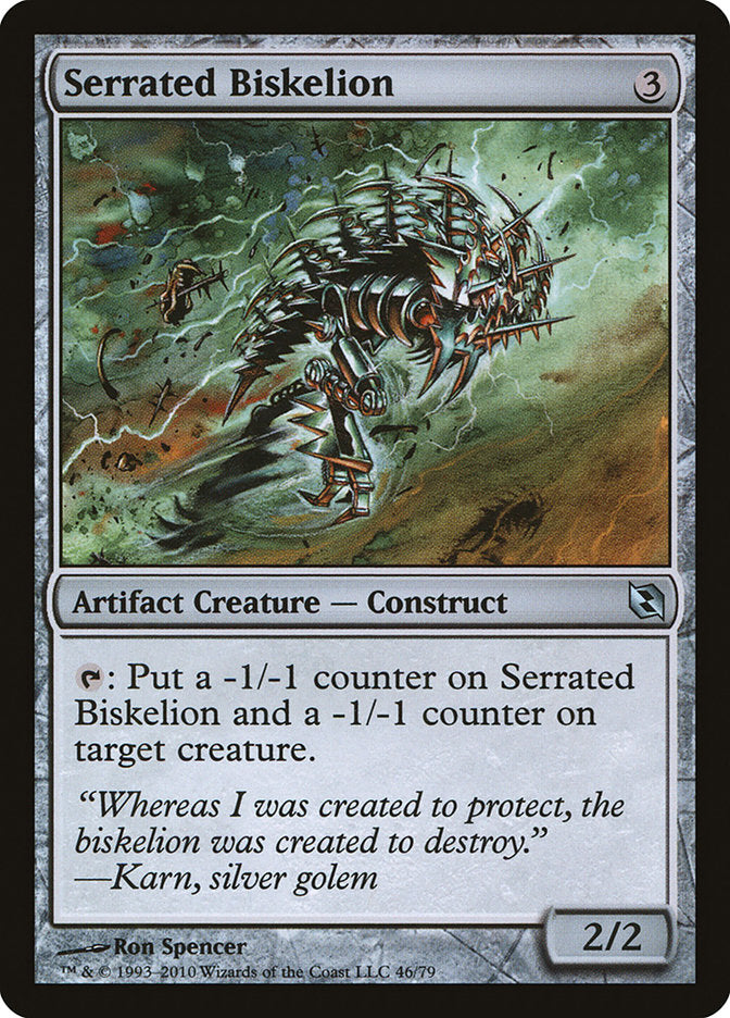 Serrated Biskelion 46/79 (Duel Decks: Elspeth vs. Tezzeret)  | Good Games Modbury