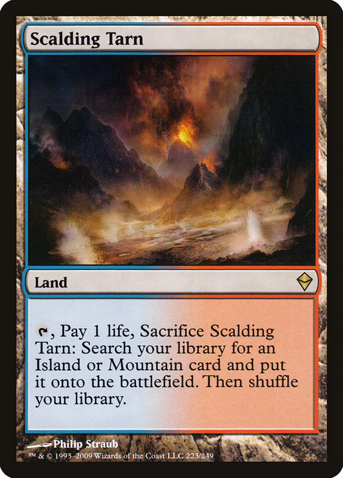 Scalding Tarn 223/249 (Zendikar)  - Foil | Good Games Modbury