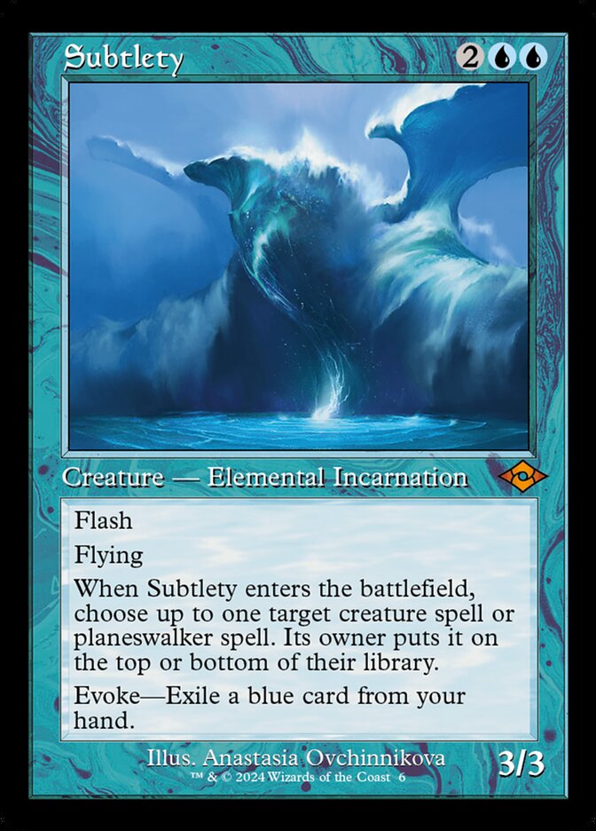 Subtlety 6/0 (Modern Horizons 2)  - Foil | Good Games Modbury