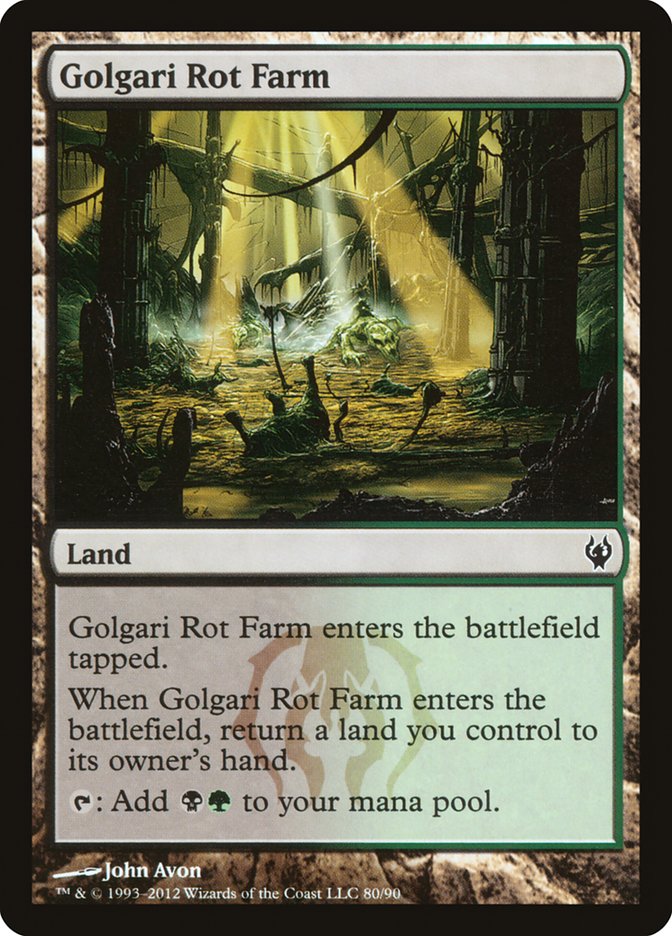 Golgari Rot Farm 80/90 (Duel Decks: Izzet vs. Golgari)  | Good Games Modbury