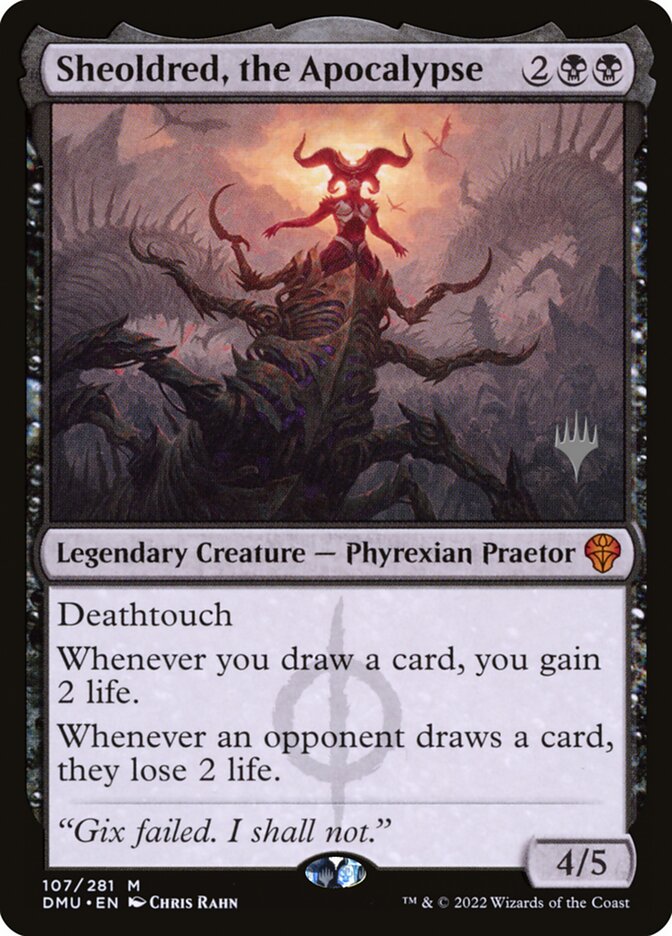 Sheoldred, the Apocalypse 107 (Promo Pack: Dominaria United)  | Good Games Modbury