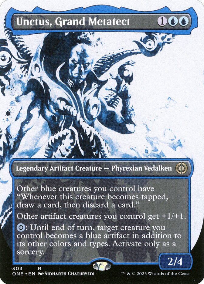 Unctus, Grand Metatect 303/271 (Phyrexia: All Will Be One)  - Borderless Foil | Good Games Modbury