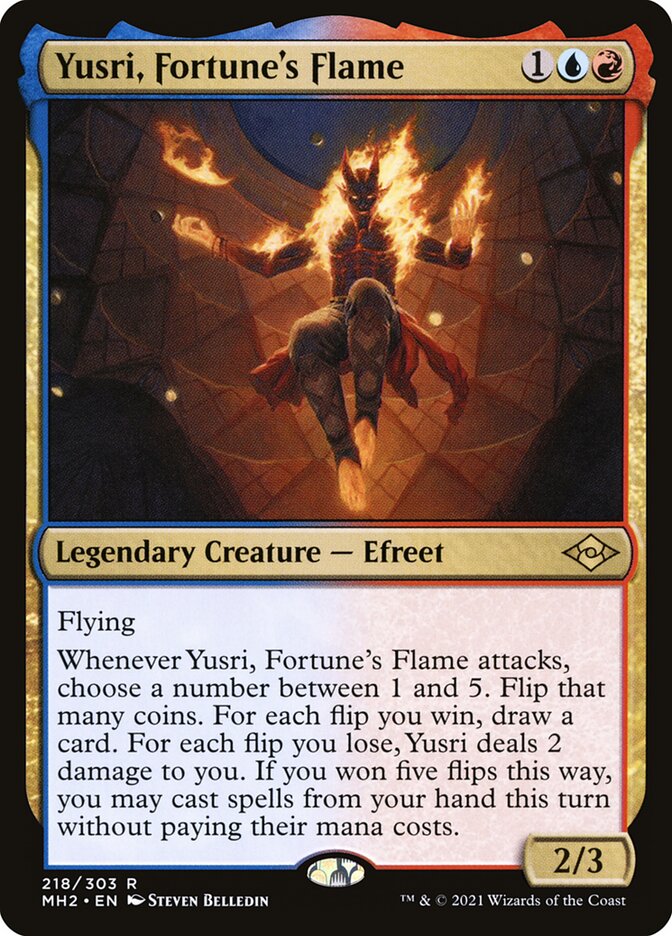 Yusri Fortunes Flame 218 (Modern Horizons 2)  - Foil | Good Games Modbury