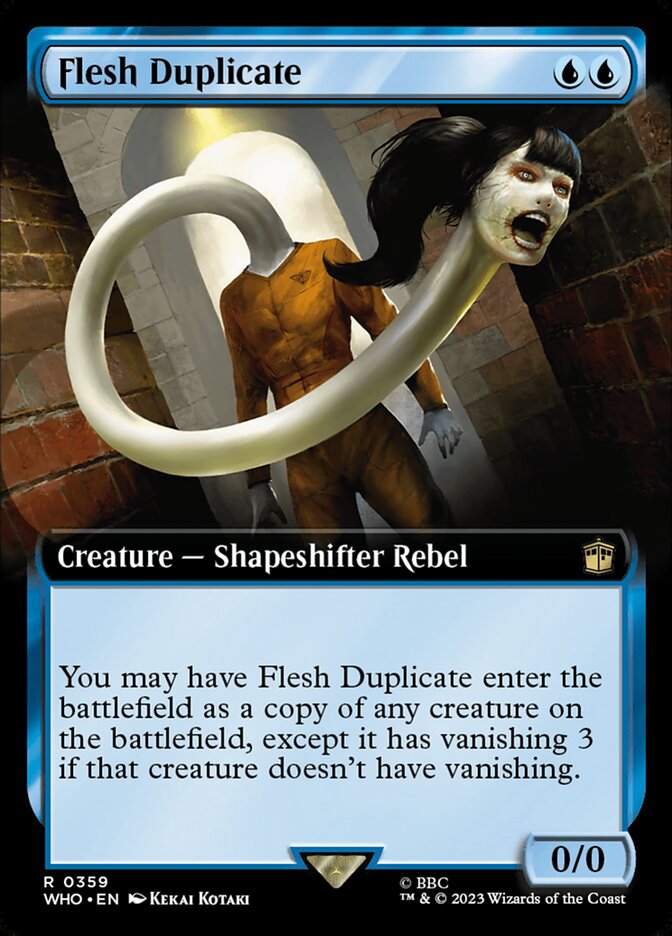 Flesh Duplicate 359 (Universes Beyond: Doctor Who)  - Extended Art | Good Games Modbury