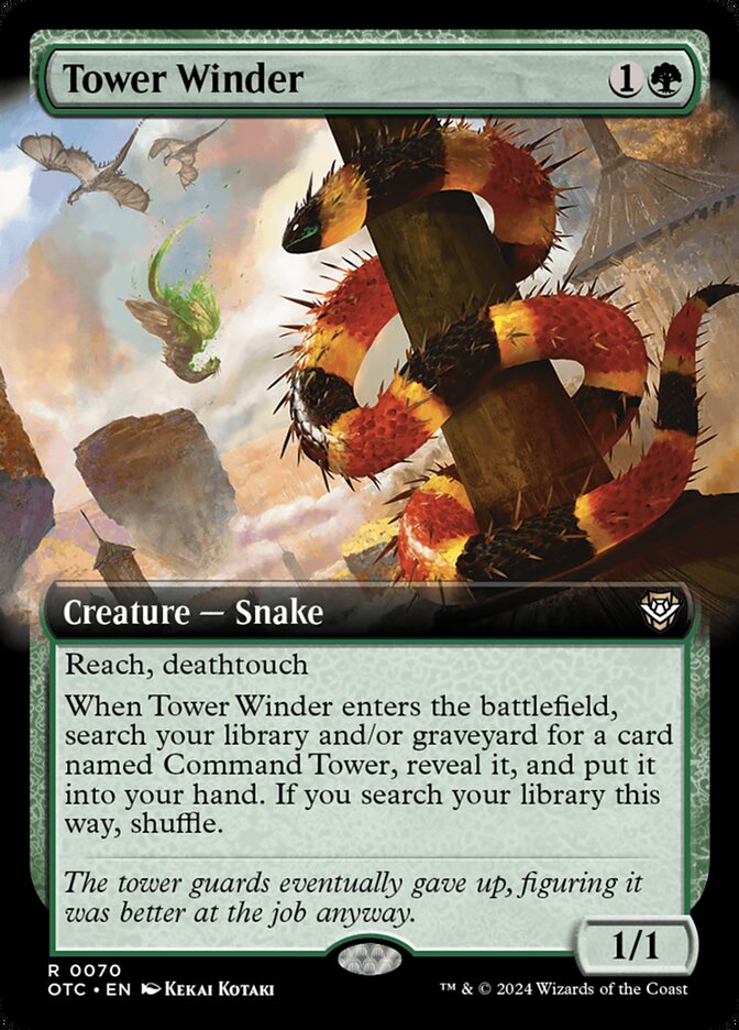Tower Winder 70/342 (Commander: Outlaws of Thunder Junction)  - Extended Art | Good Games Modbury