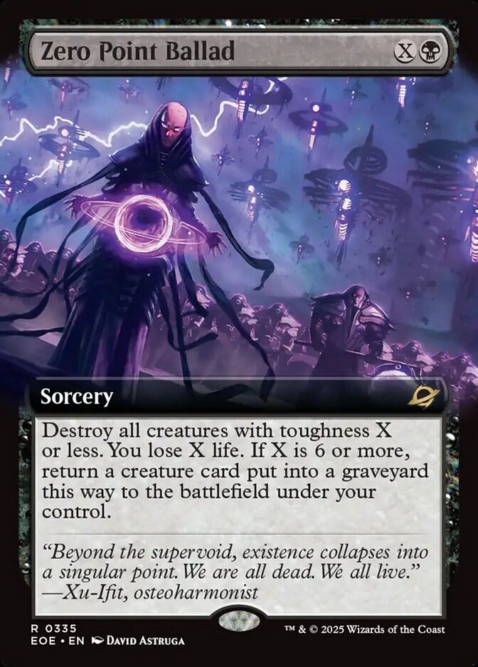 Zero Point Ballad 335/276 (Edge of Eternities)  - Extended Art Foil | Good Games Modbury