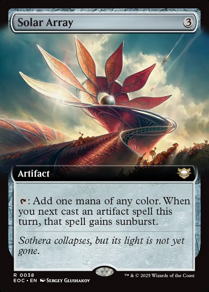 Solar Array 38 (Commander: Edge of Eternities)  - Extended Art | Good Games Modbury