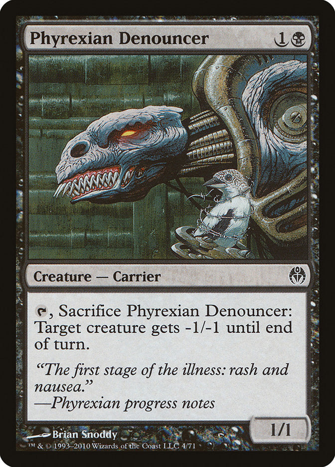 Phyrexian Denouncer 4/71 (Duel Decks: Phyrexia vs. the Coalition)  | Good Games Modbury