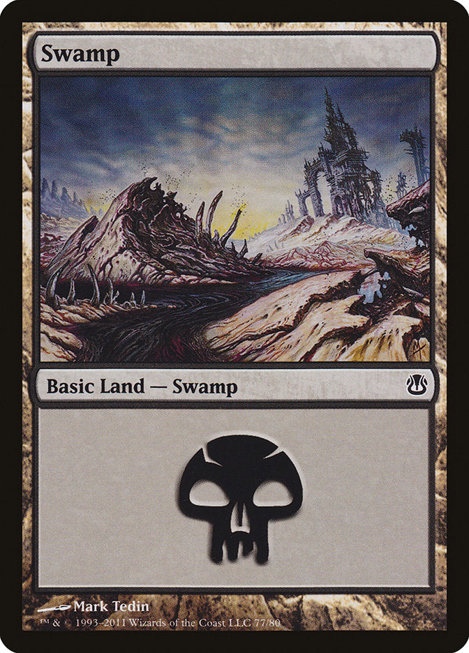 Swamp 77/80 (Duel Decks: Ajani vs. Nicol Bolas)  | Good Games Modbury