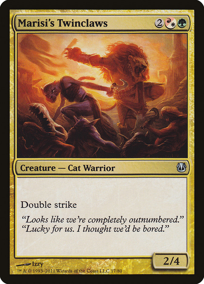 Marisi's Twinclaws 17/80 (Duel Decks: Ajani vs. Nicol Bolas)  | Good Games Modbury