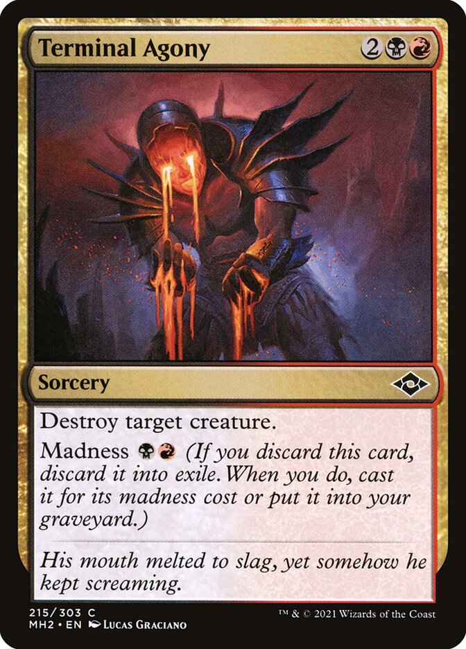 Terminal Agony 215/303 (Modern Horizons 2)  - Foil | Good Games Modbury
