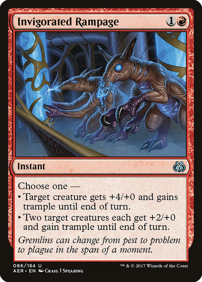 Invigorated Rampage 86/184 (Aether Revolt)  | Good Games Modbury
