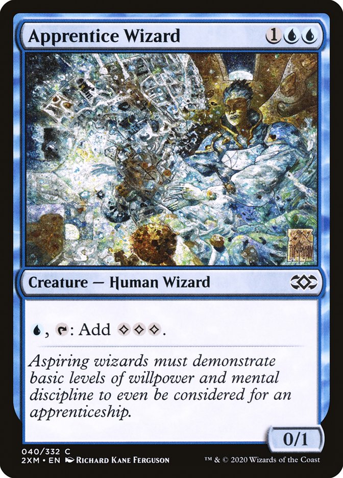 Apprentice Wizard 40/332 (Double Masters)  | Good Games Modbury
