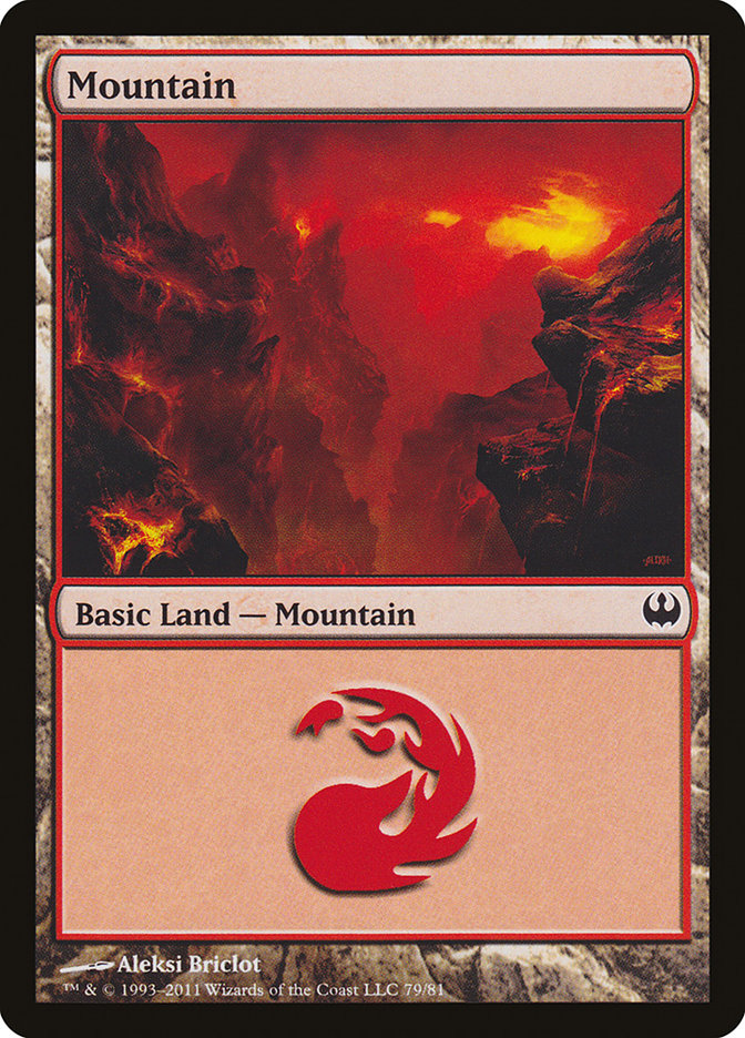 Mountain 79/81 (Duel Decks: Knights vs. Dragons)  | Good Games Modbury