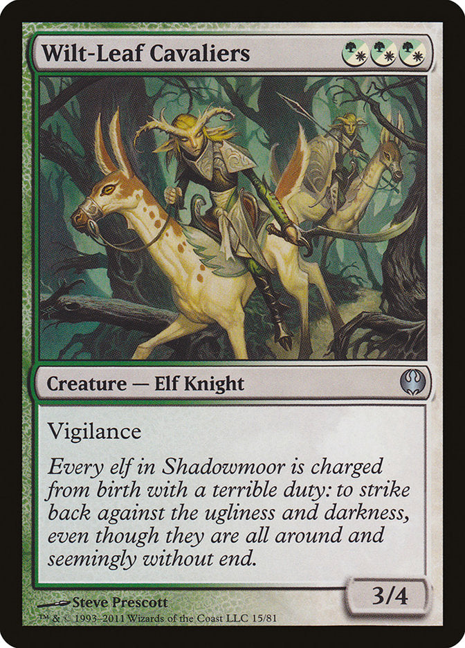 Wilt-Leaf Cavaliers 15/81 (Duel Decks: Knights vs. Dragons)  | Good Games Modbury