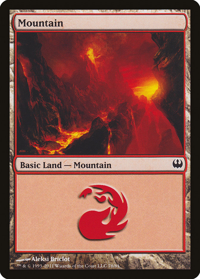 Mountain 78/81 (Duel Decks: Knights vs. Dragons)  | Good Games Modbury