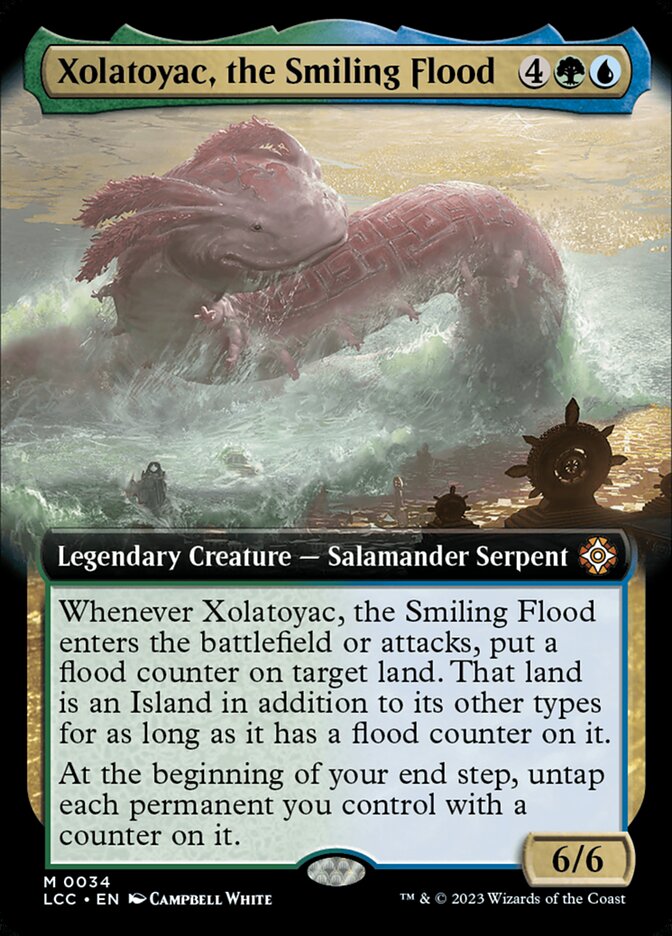 Xolatoyac, the Smiling Flood 34 (Commander: The Lost Caverns of Ixalan)  - Extended Art Foil | Good Games Modbury