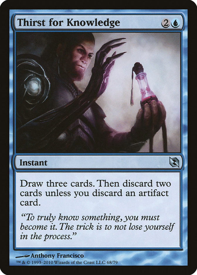 Thirst for Knowledge 68/79 (Duel Decks: Elspeth vs. Tezzeret)  | Good Games Modbury