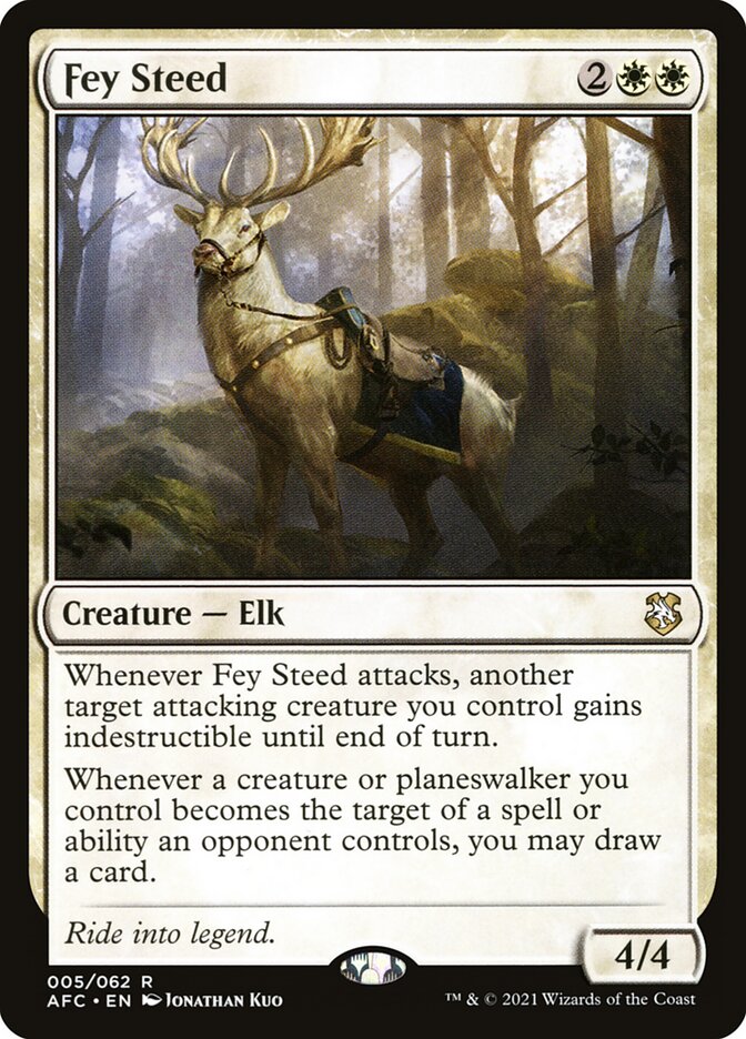 Fey Steed 5/62 (Commander: Adventures in the Forgotten Realms)  | Good Games Modbury
