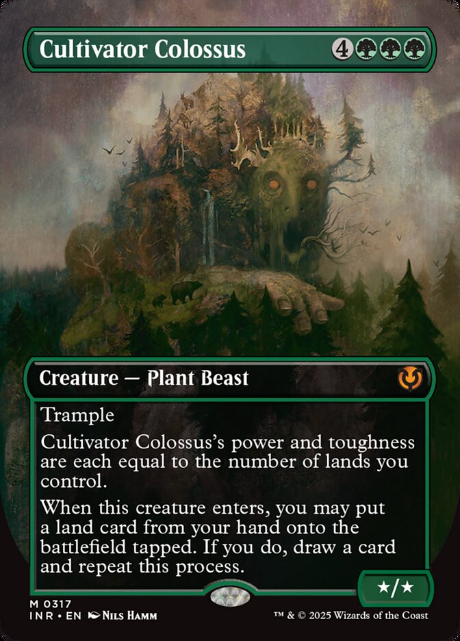 Cultivator Colossus 317/287 (Innistrad Remastered)  - Borderless Foil | Good Games Modbury