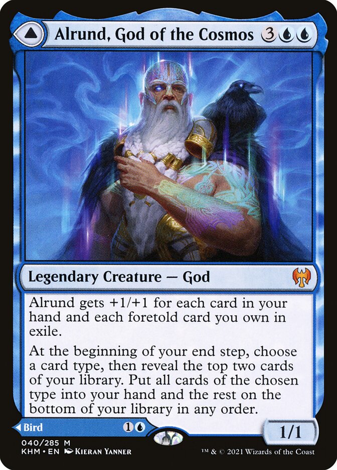Alrund God of the Cosmos // Hakka, Whispering Raven 40 (Kaldheim)  | Good Games Modbury