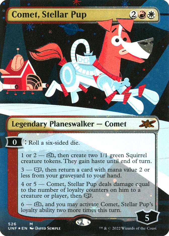 Comet, Stellar Pup 526/244 (Unfinity)  - Foil | Good Games Modbury