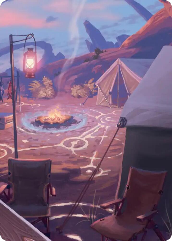 Chocobo Camp Scene Art Card 21 (Art Series: FINAL FANTASY)  | Good Games Modbury